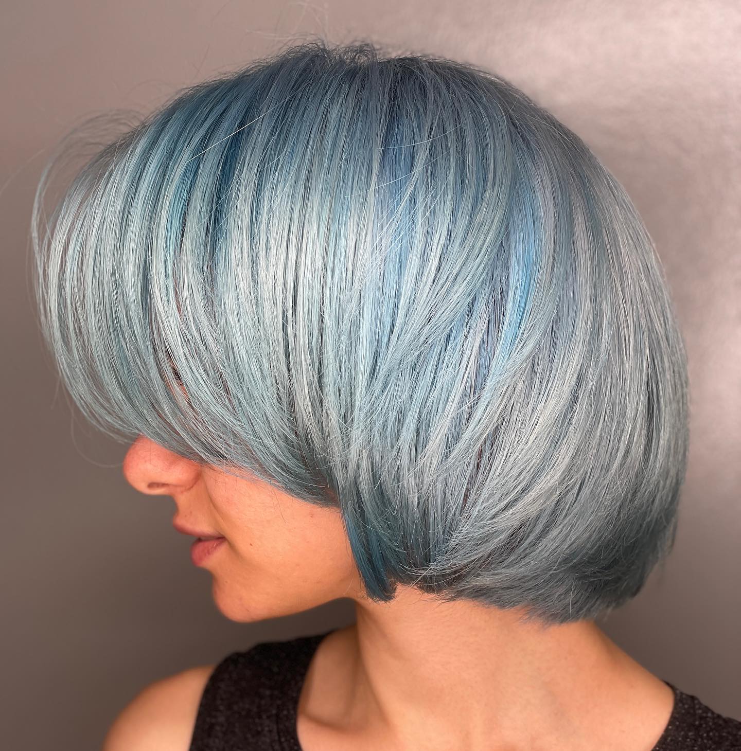 Silver Light Blue Hair