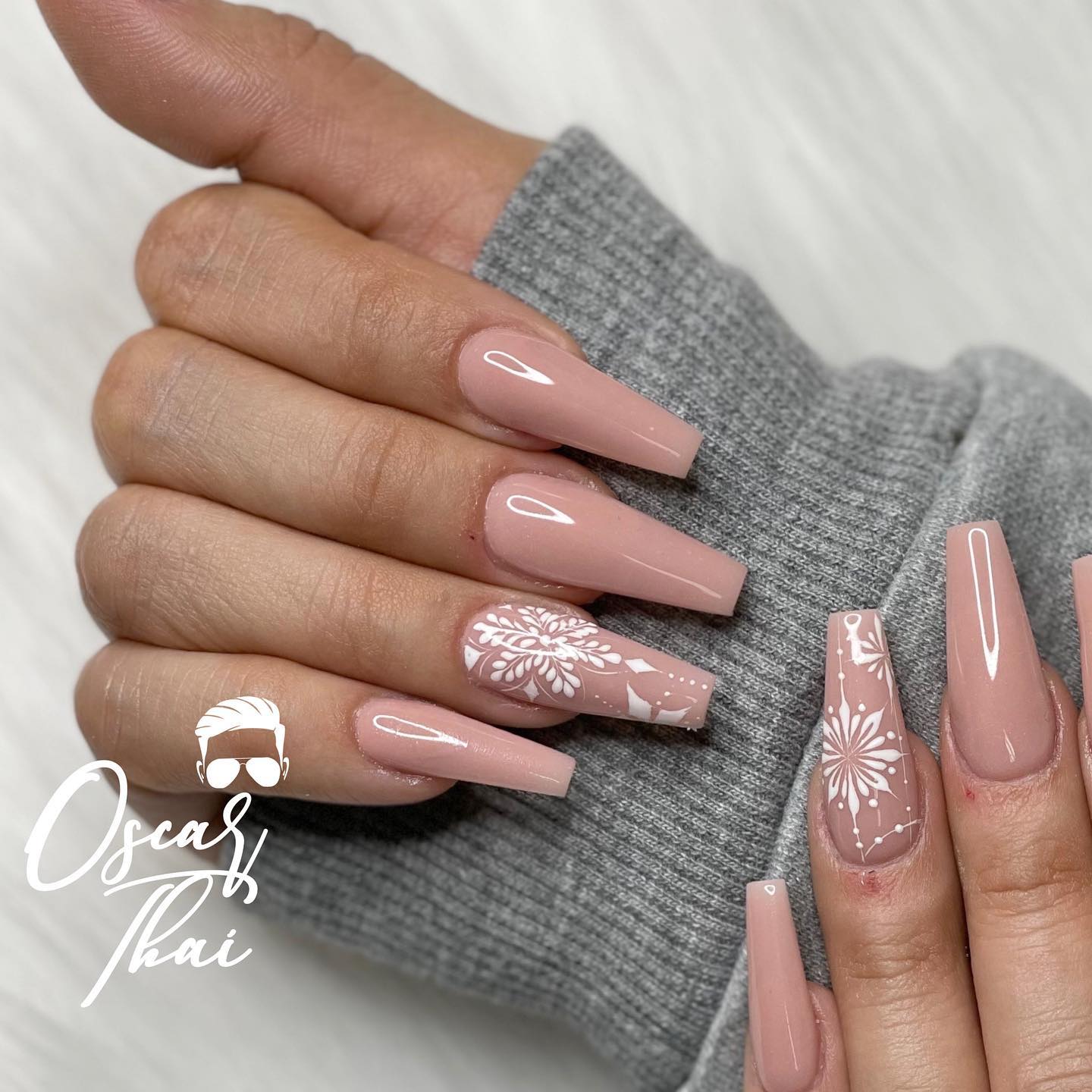 Simple Classy Winter Nails
