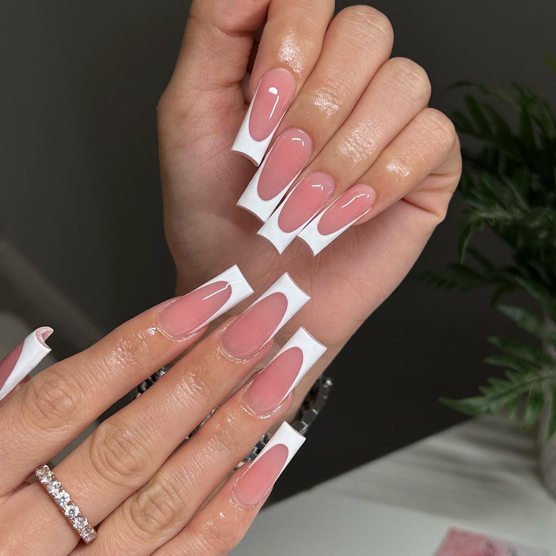 Simple French Tip Nail Designs