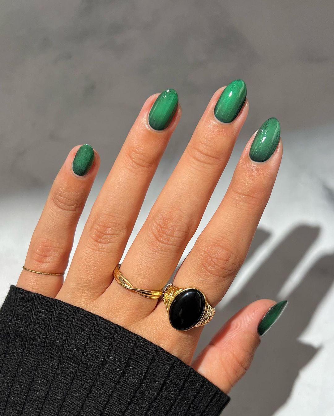 Simple Green Nails