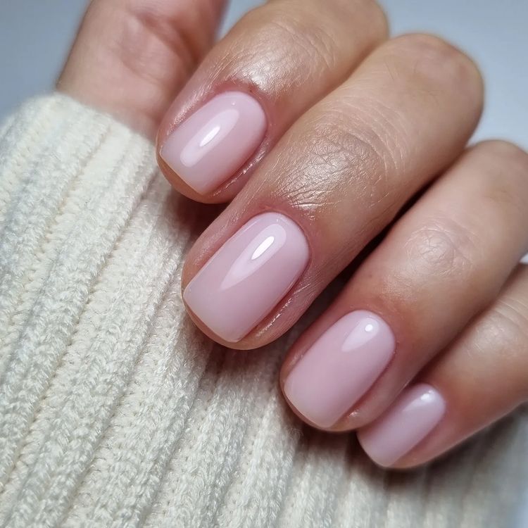 Simple Nude Nails