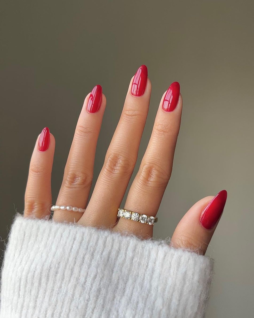 Simple Red Nail Designs