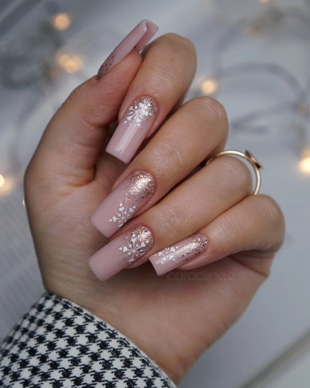 Simple Winter Nails