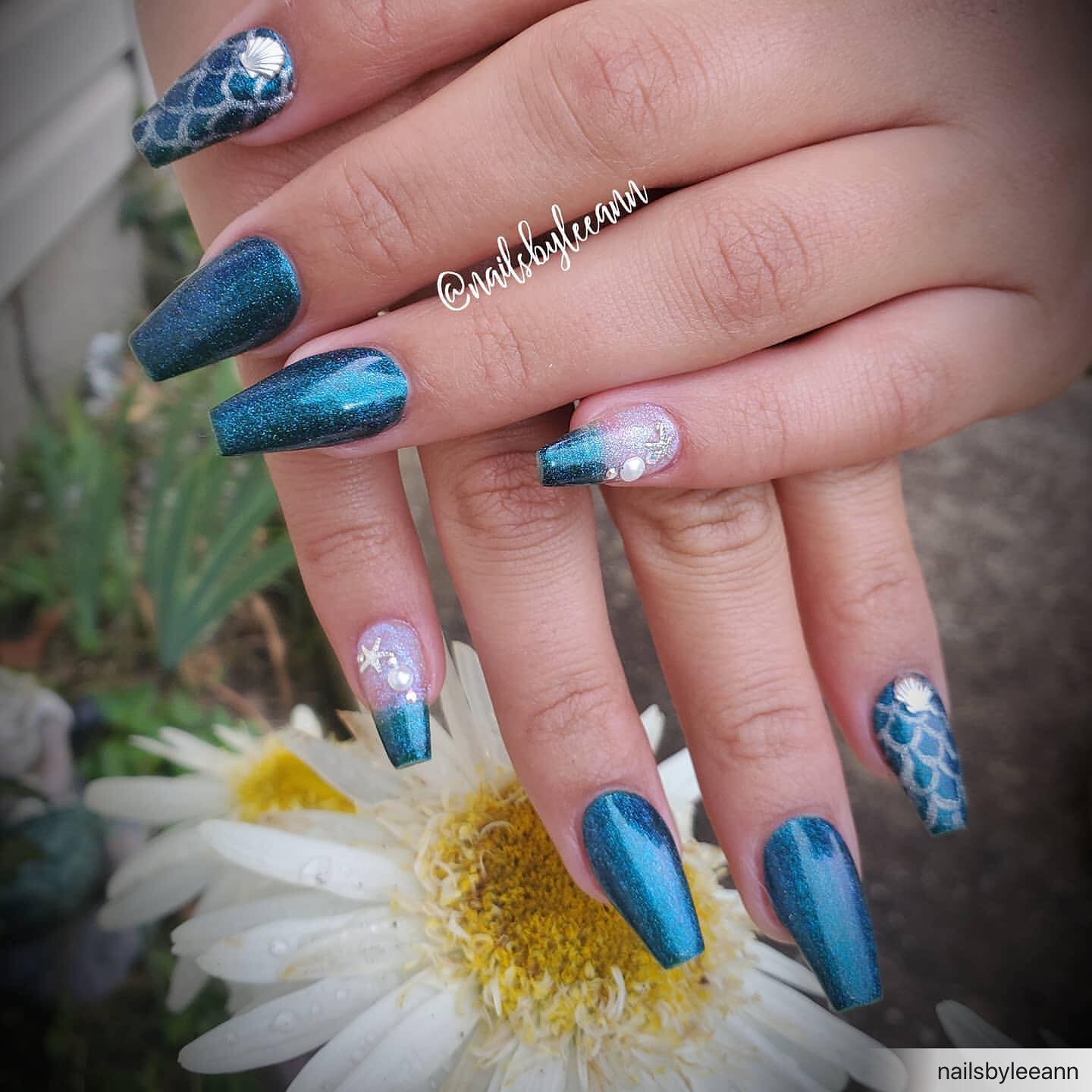 Summer Mermaid Nails