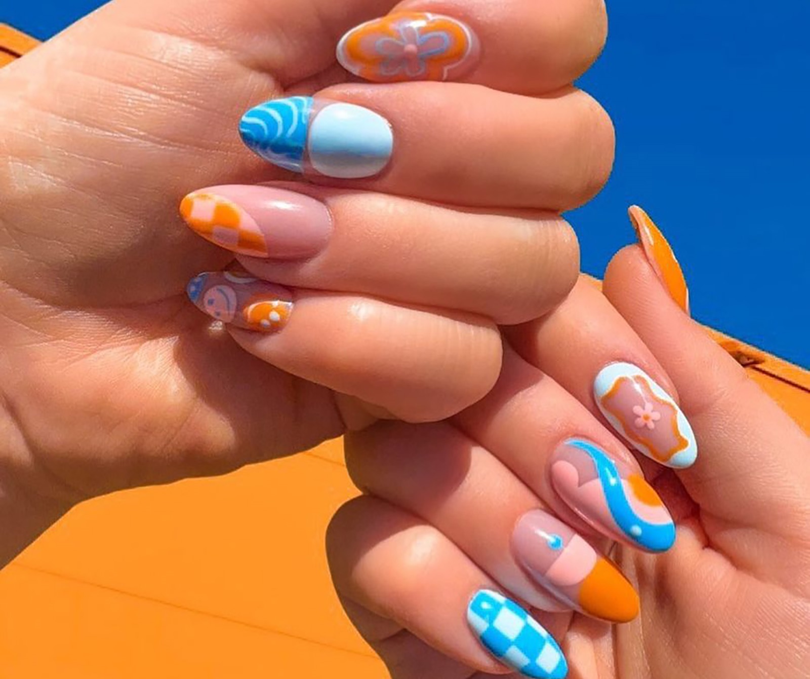 21 Summer Orange Nail Designs Trending Hard Right Now