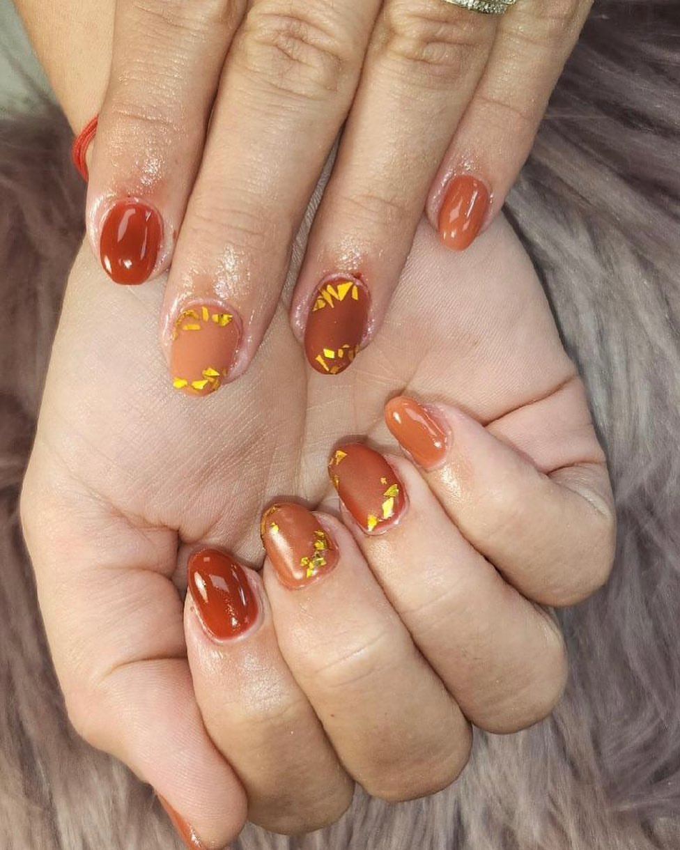 Thanksgiving Nails Simple