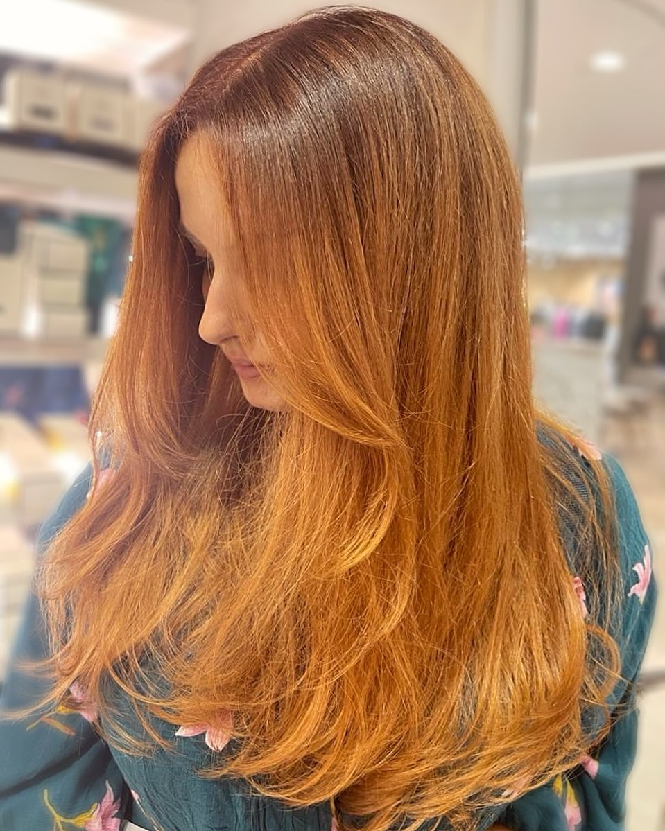 Warm Copper Hair Color
