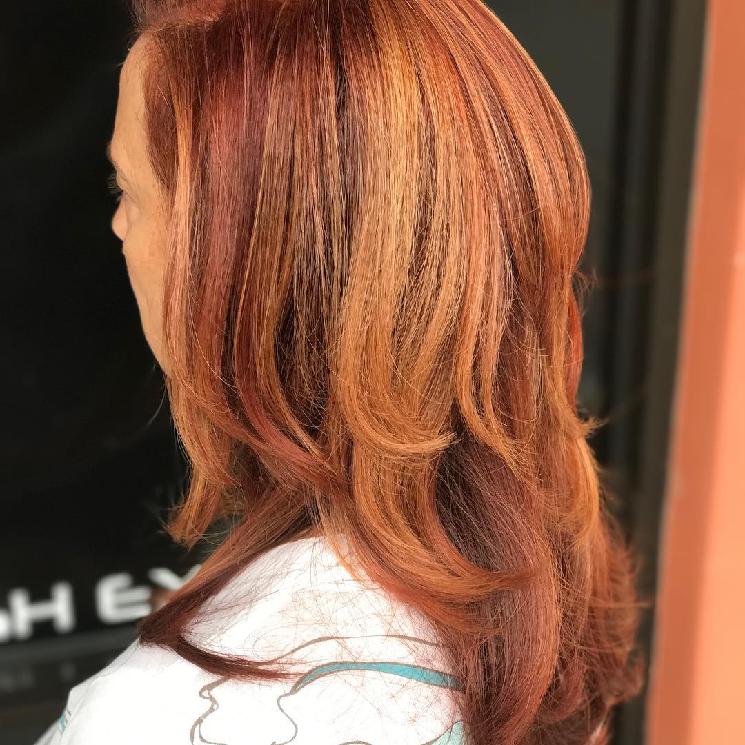 Warm Red Hair Color
