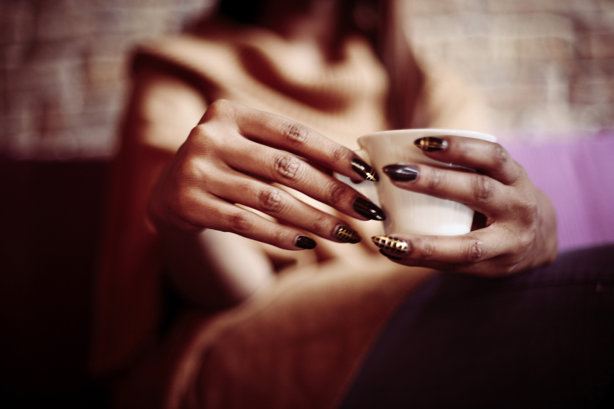 What We Love About Black and Gold Nails
