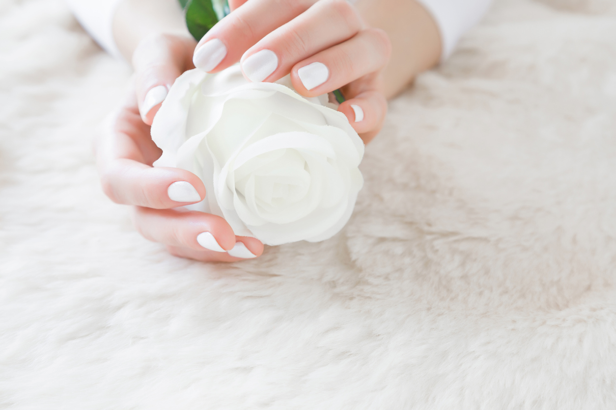 What We Love About Matte White Nail Designs