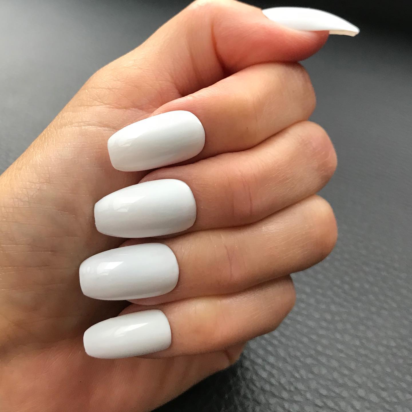 White Ballerina Nails