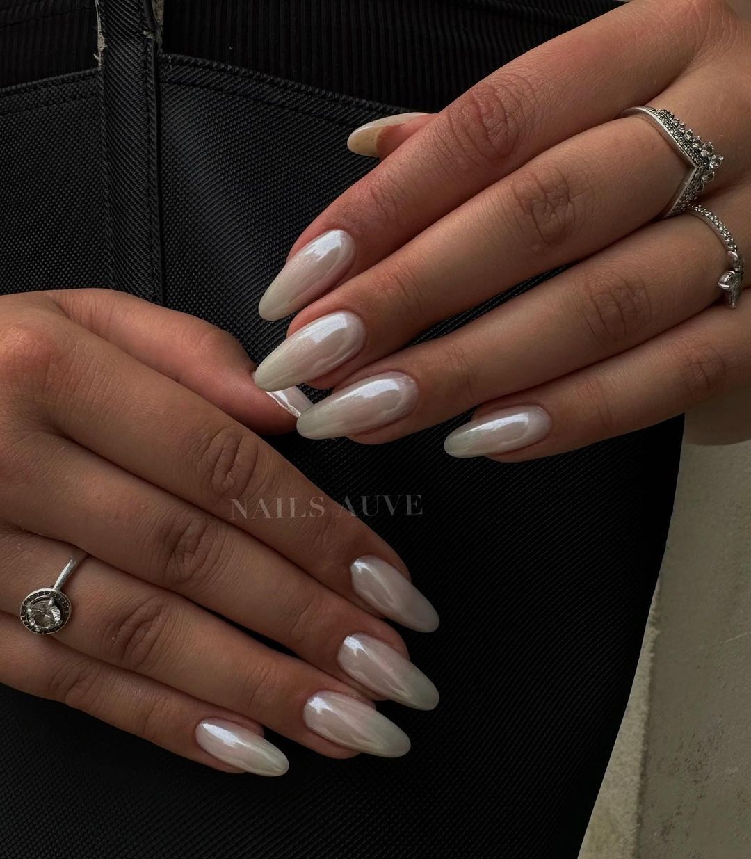 White Pearl Nails