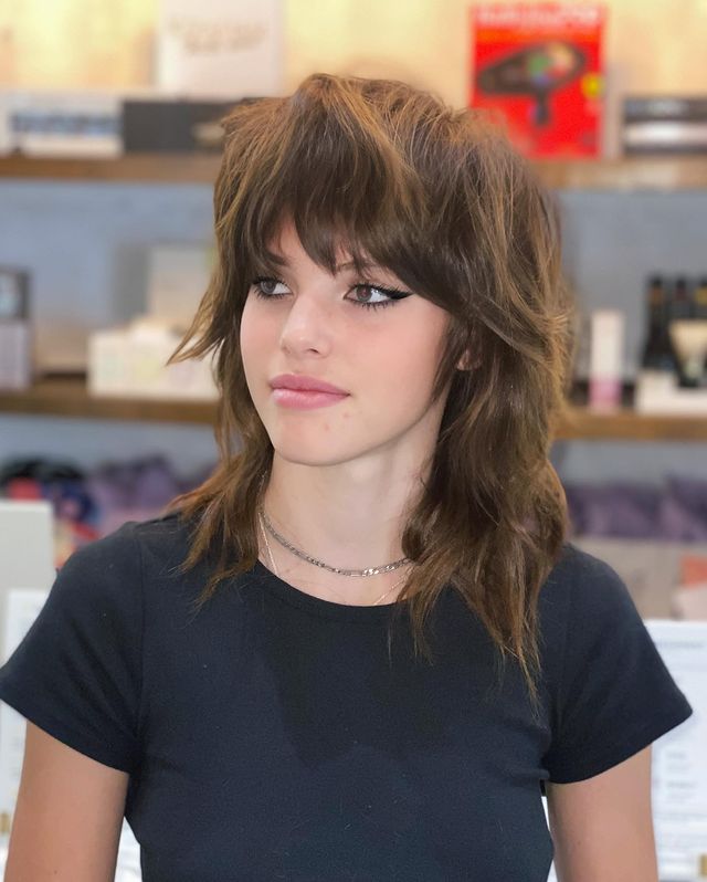 Wolf Cut With Fringe Bangs