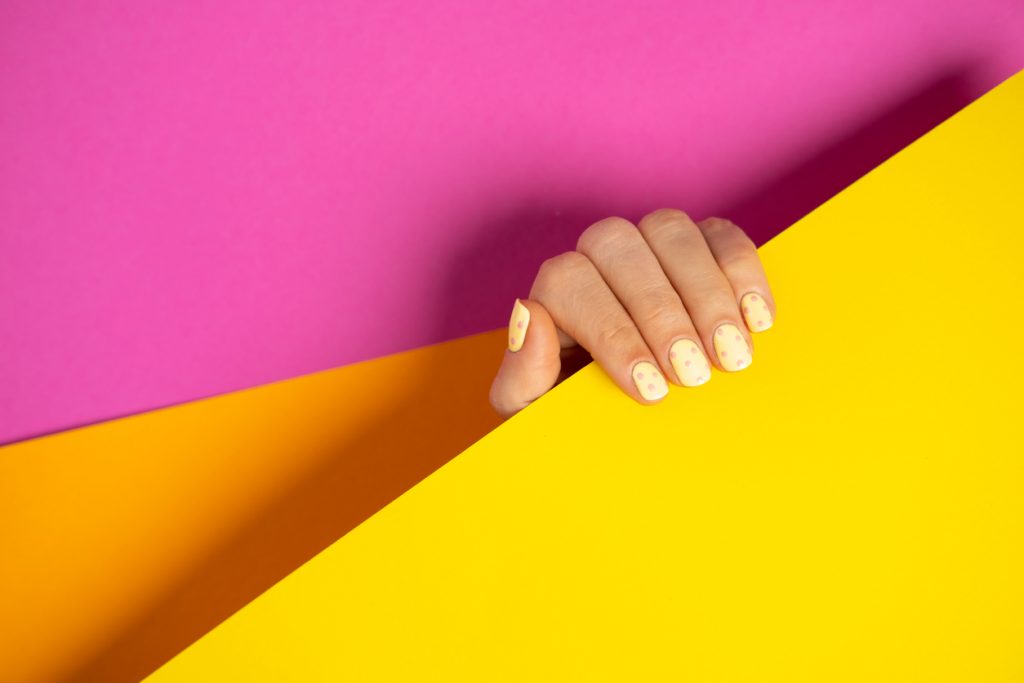 Pastel Yellow Acrylic Nails